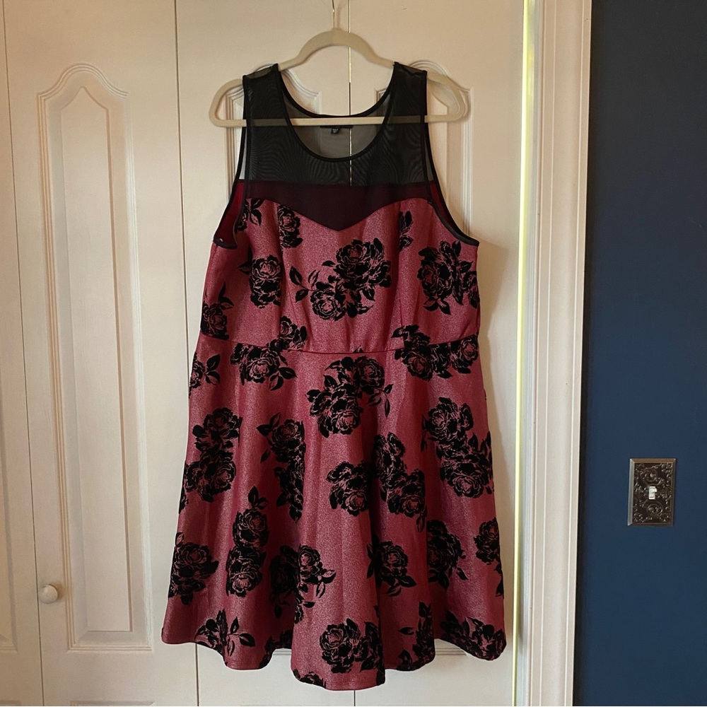 Beautiful Shimmery Skater Dress 3X